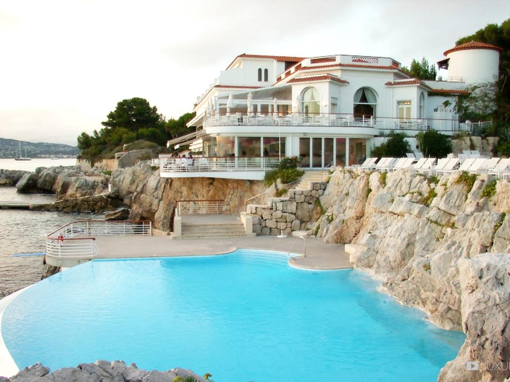 Pool with sea view at Hotel du Cap-Eden-Roc in France