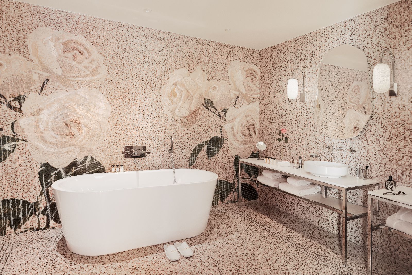 Bathroom of a suite at Hotel Madame Reve Paris
