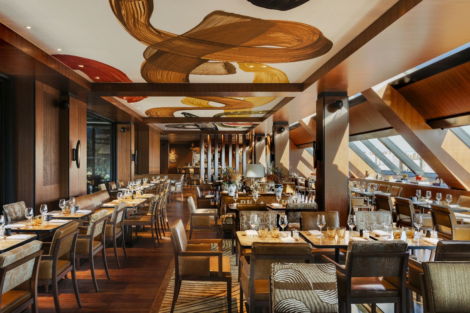 Stylish restaurant at Hotel Madame Reve Paris