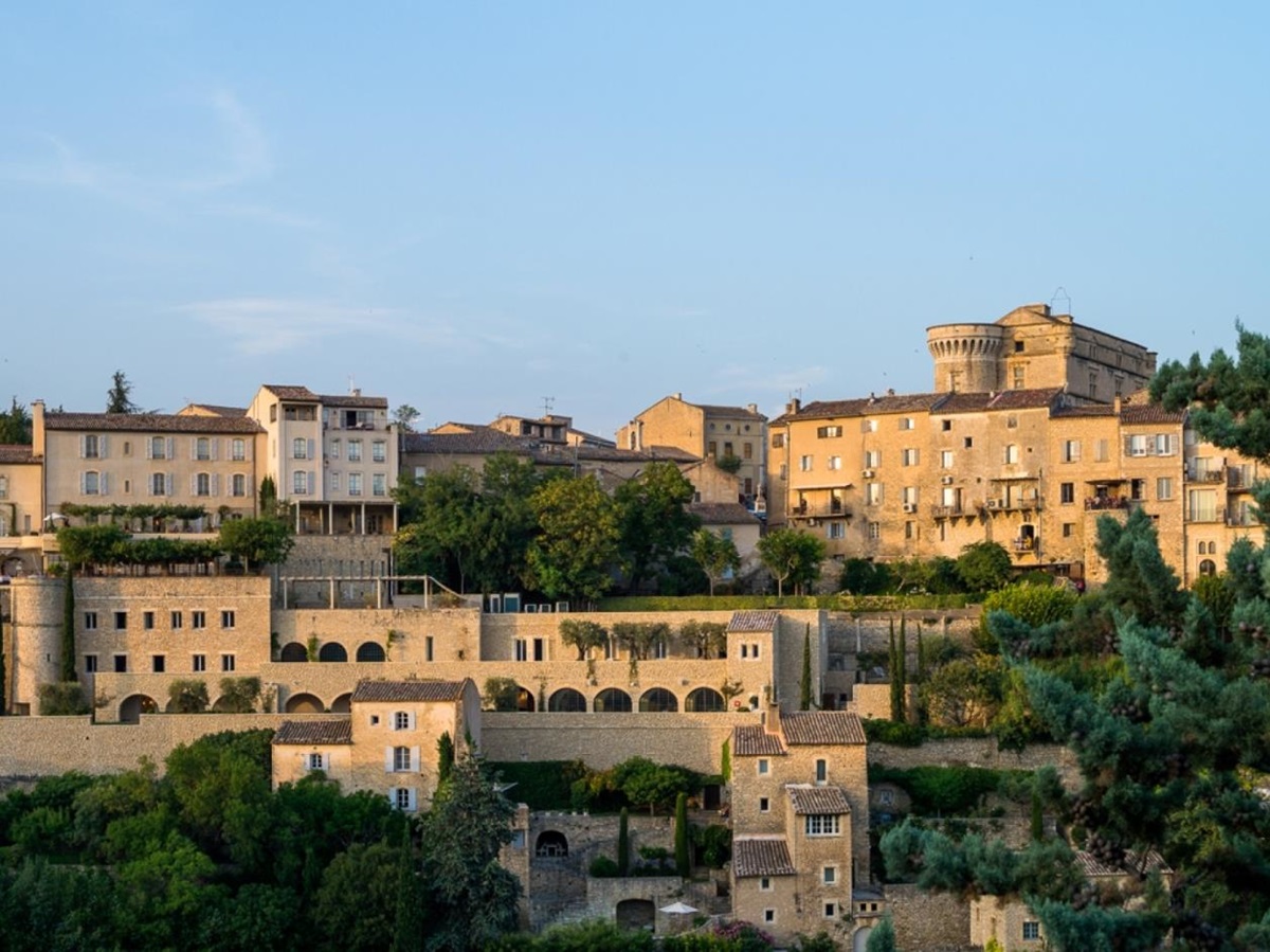 Exterior view of La Bastide de Gordes in France