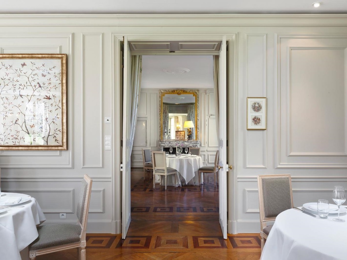 La Botaniste restaurant at Chateau La Cheneviere in the Normandy region of France
