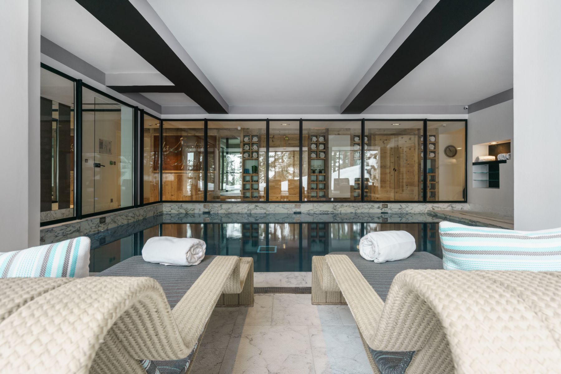 Spa bed at Hotel La Sivolière in Courchevel