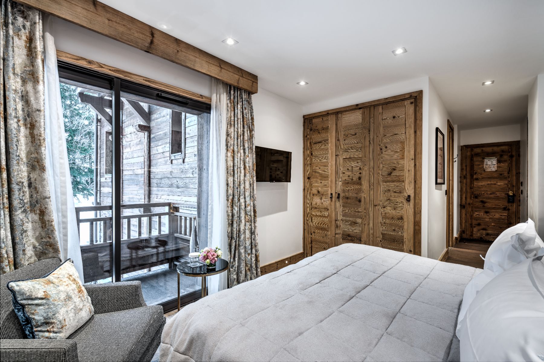 Superior room at Hotel La Sivolière in Courchevel