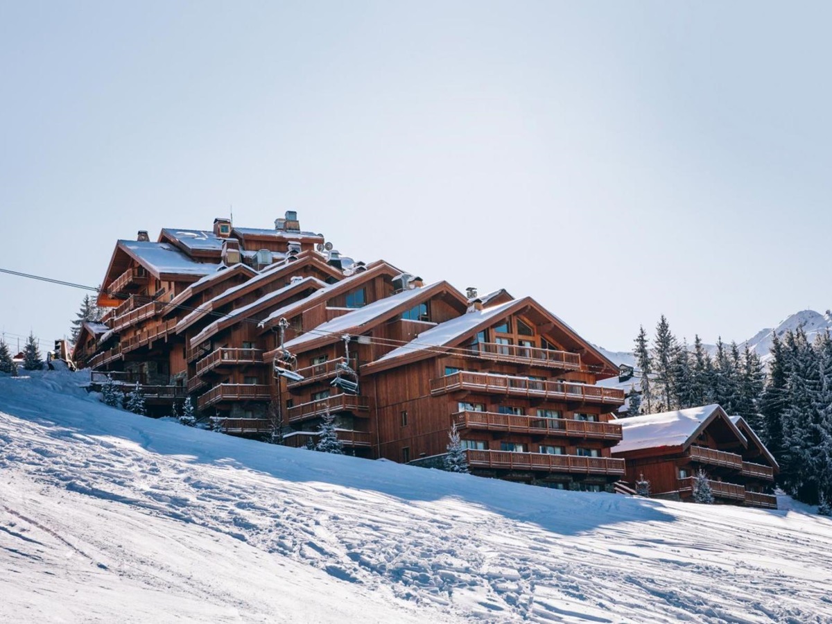 Exterior view of Le CouCou hotel in Meribel