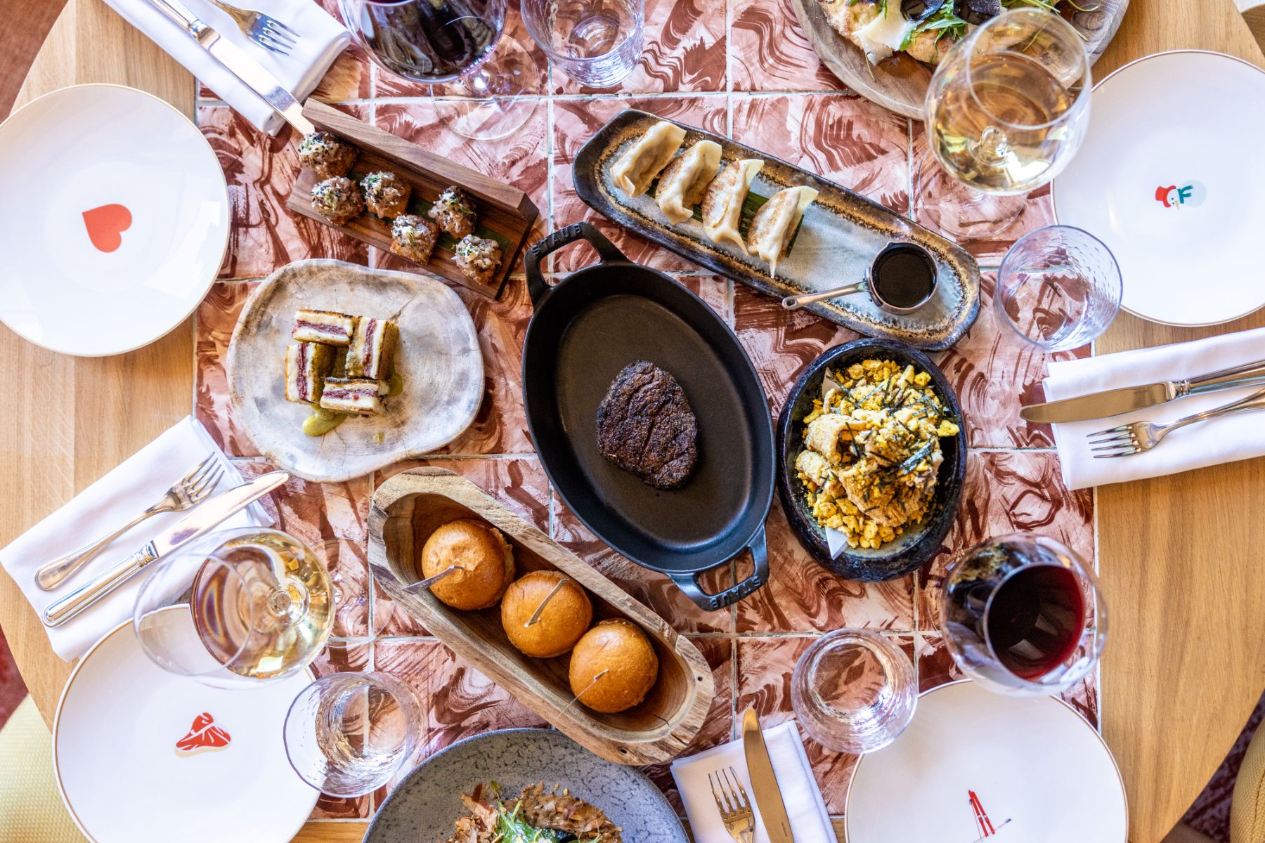 Cuisine served at Le CouCou hotel in Meribel