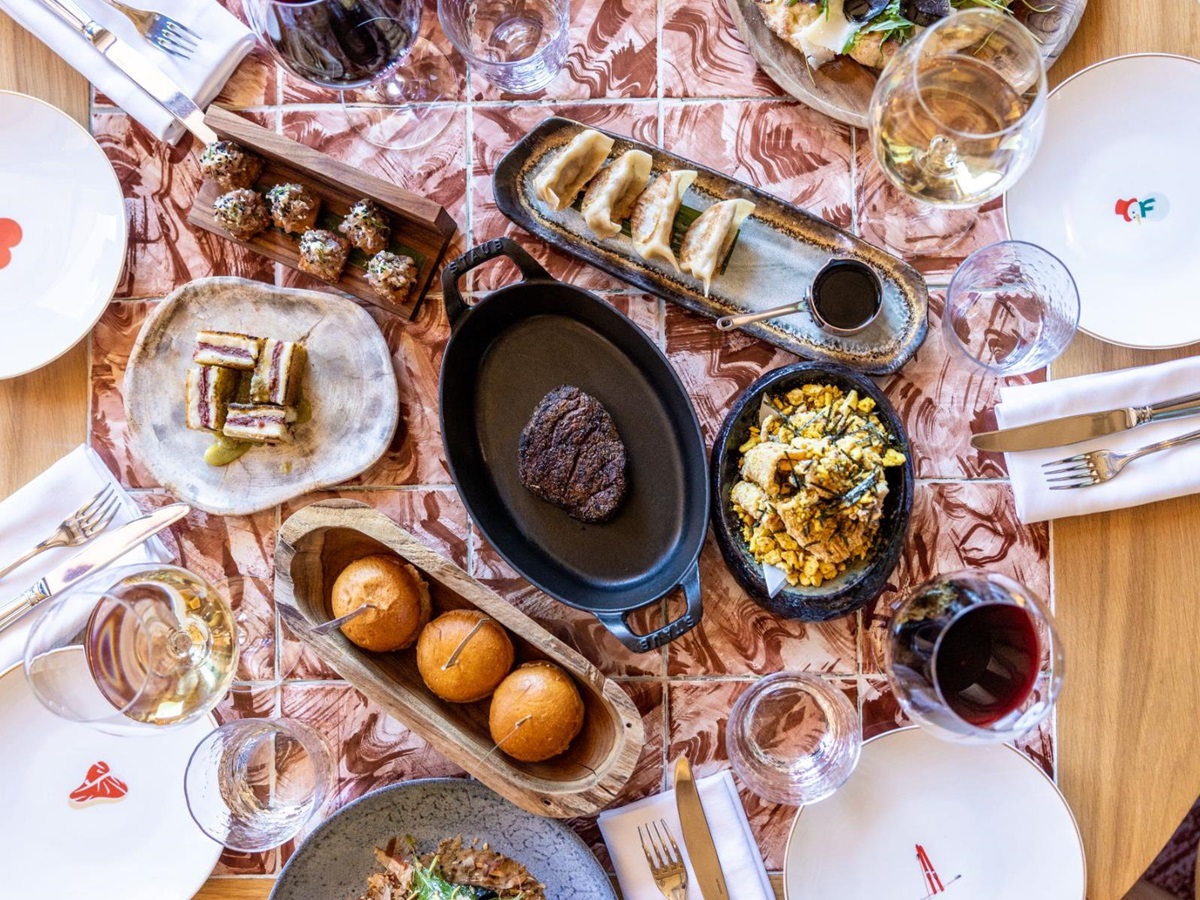 Cuisine served at Le CouCou hotel in Meribel