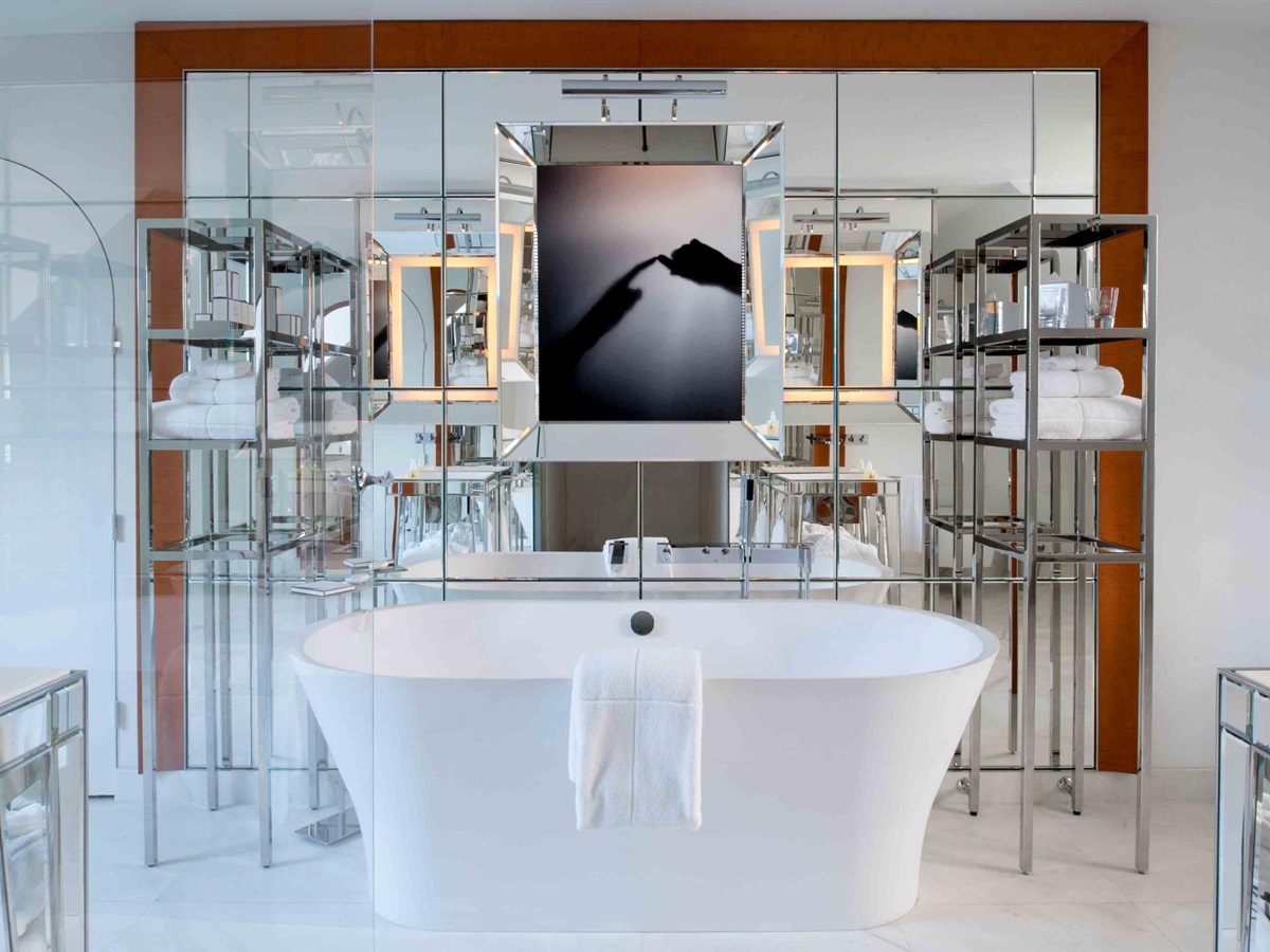 Bathroom in Le Royal Monceau, France
