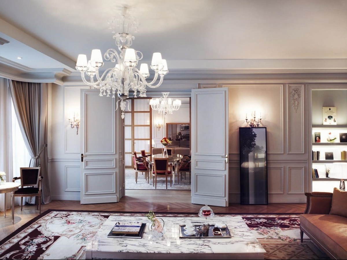 presidentielle suite at Le Royal Monceau, France