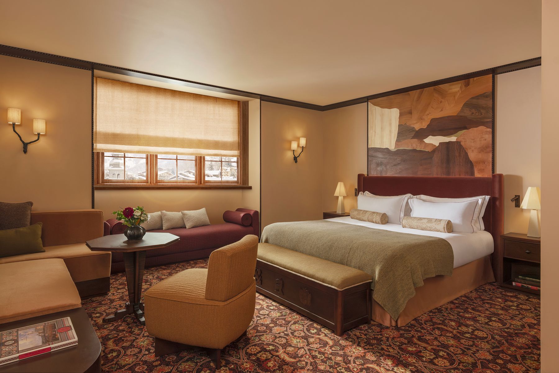 Bedroom at Le Saint Roch in Courchevel