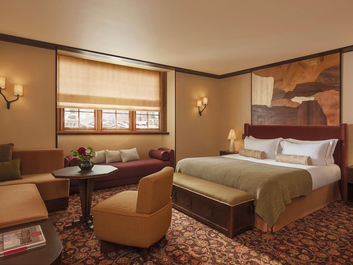 Bedroom at Le Saint Roch in Courchevel