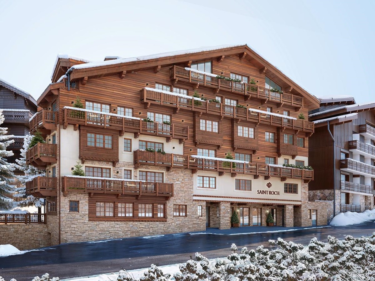 Exterior view of Le Saint Roch in Courchevel