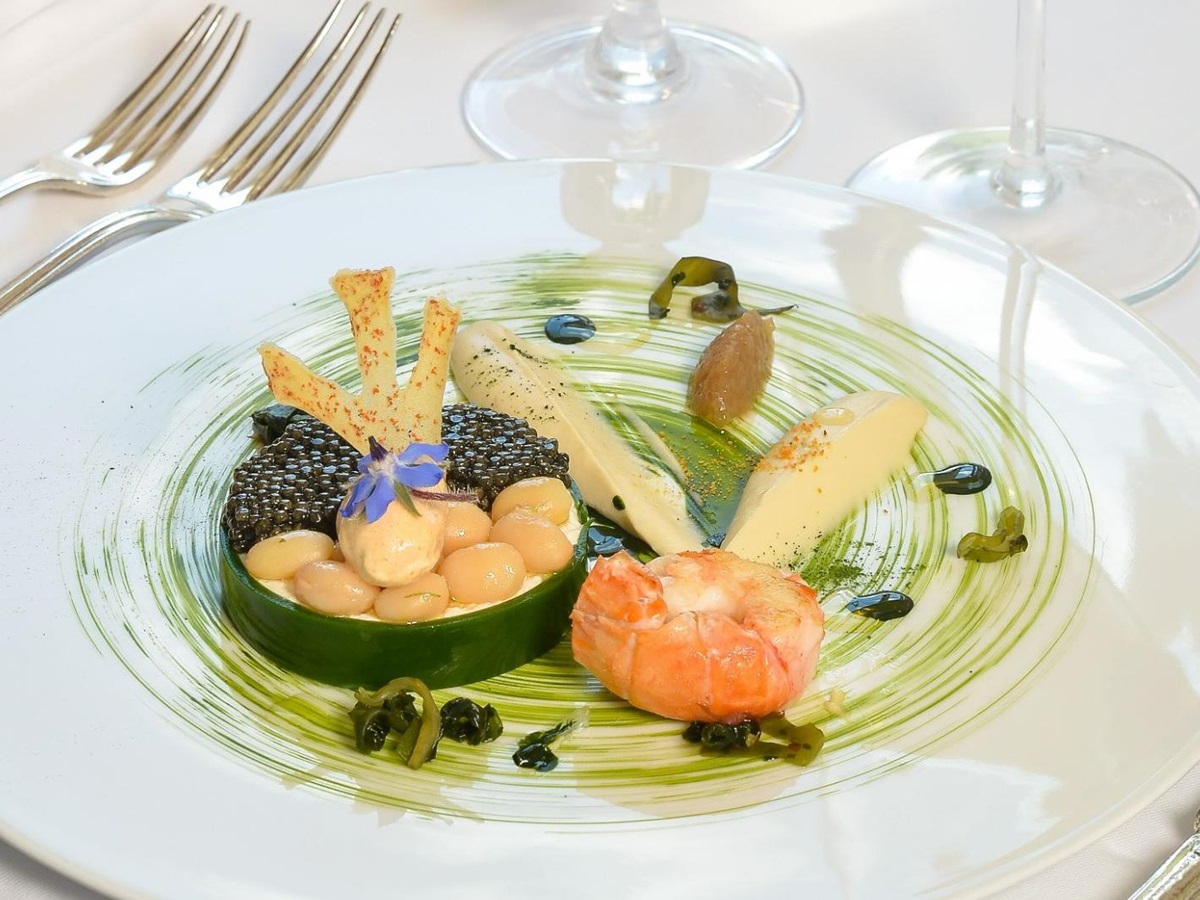 Michelin starred cuisine at Les Hauts de Loire in the Loire Valley, France