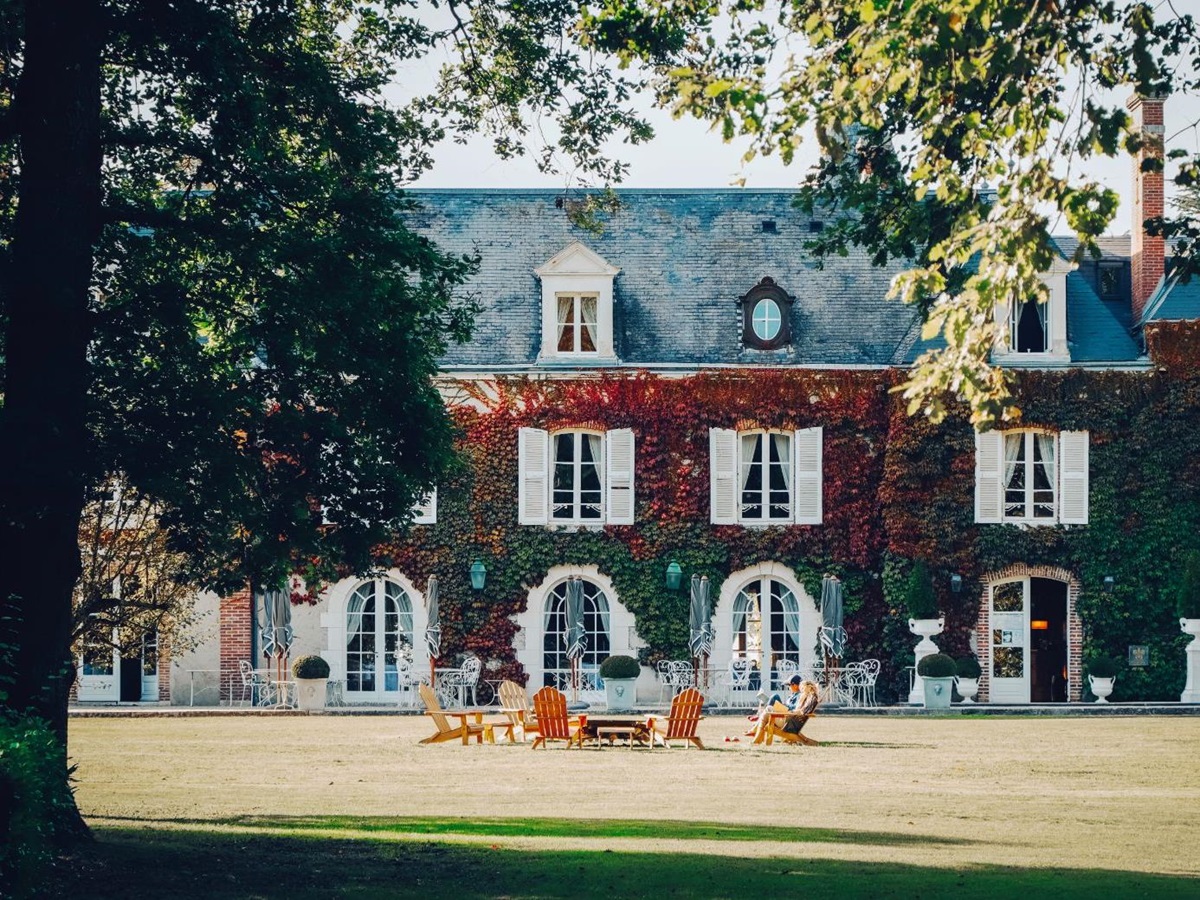 Exterior of Les Hauts de Loire in the Loire Valley, France