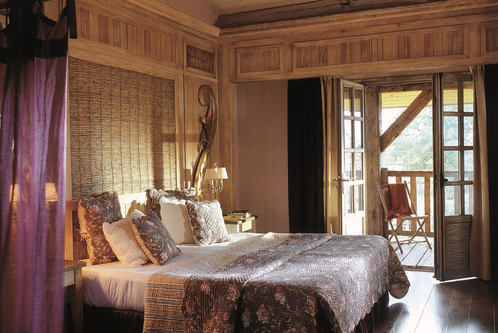 A guest room suite at Les Sources de Caudalie in South West France