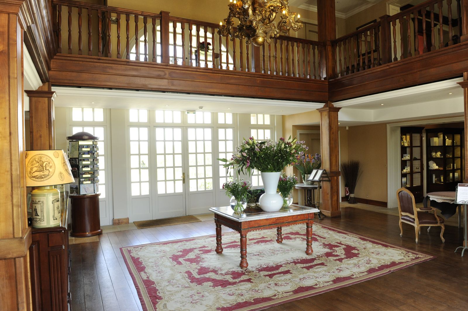 Guest room reception at Les Sources de Caudalie in South West France