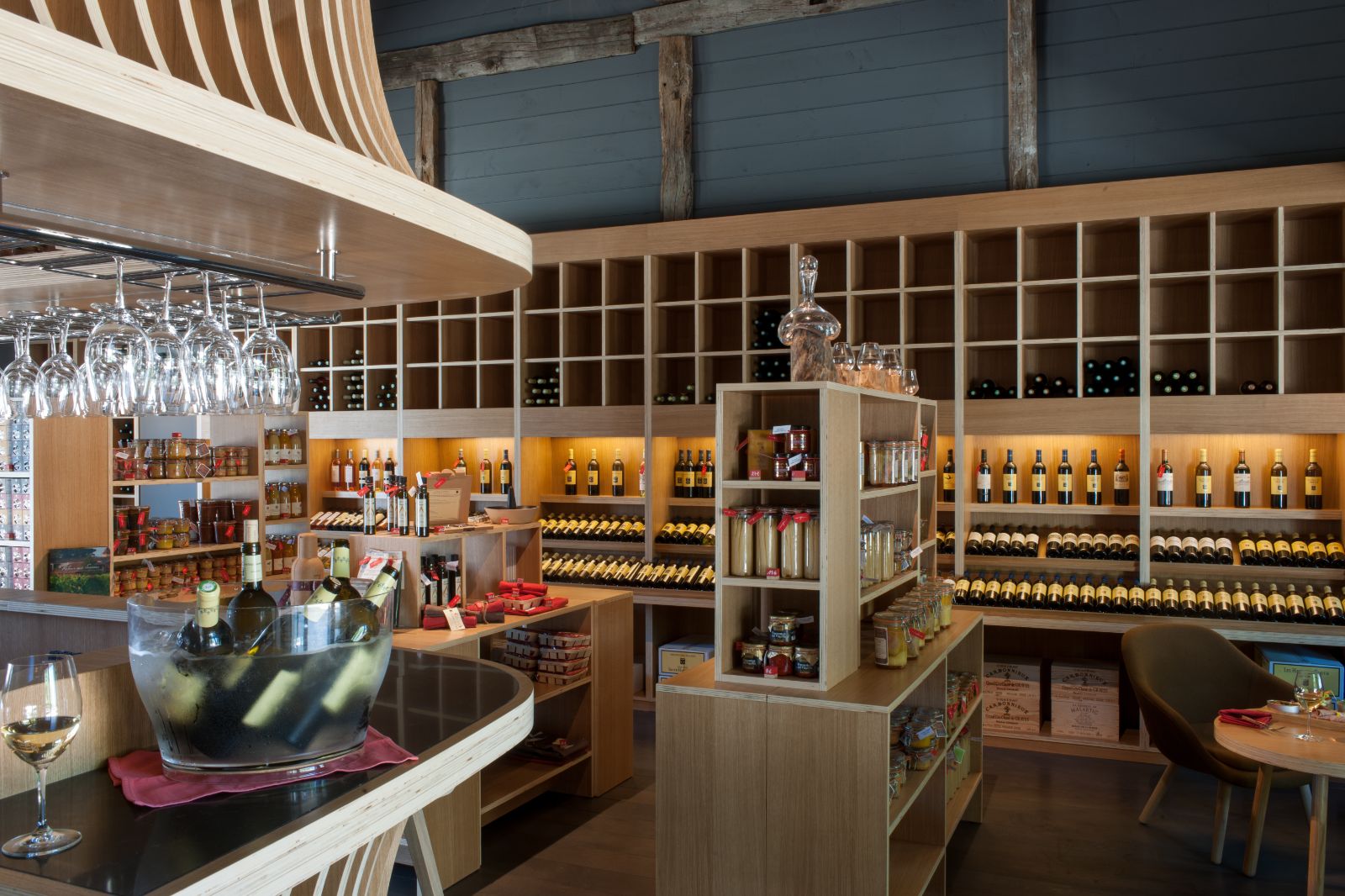 Rouge bar and restaurant at Les Sources de Caudalie in South West France