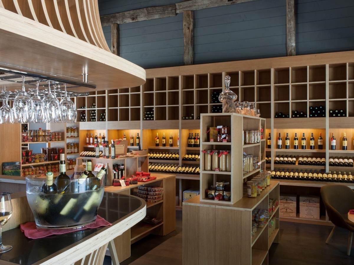 Rouge bar and restaurant at Les Sources de Caudalie in South West France