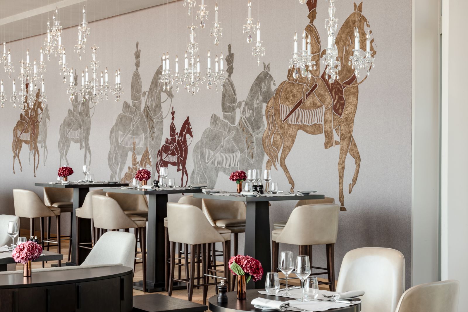Restaurant at the Royal Champagne Hotel and Spa in France