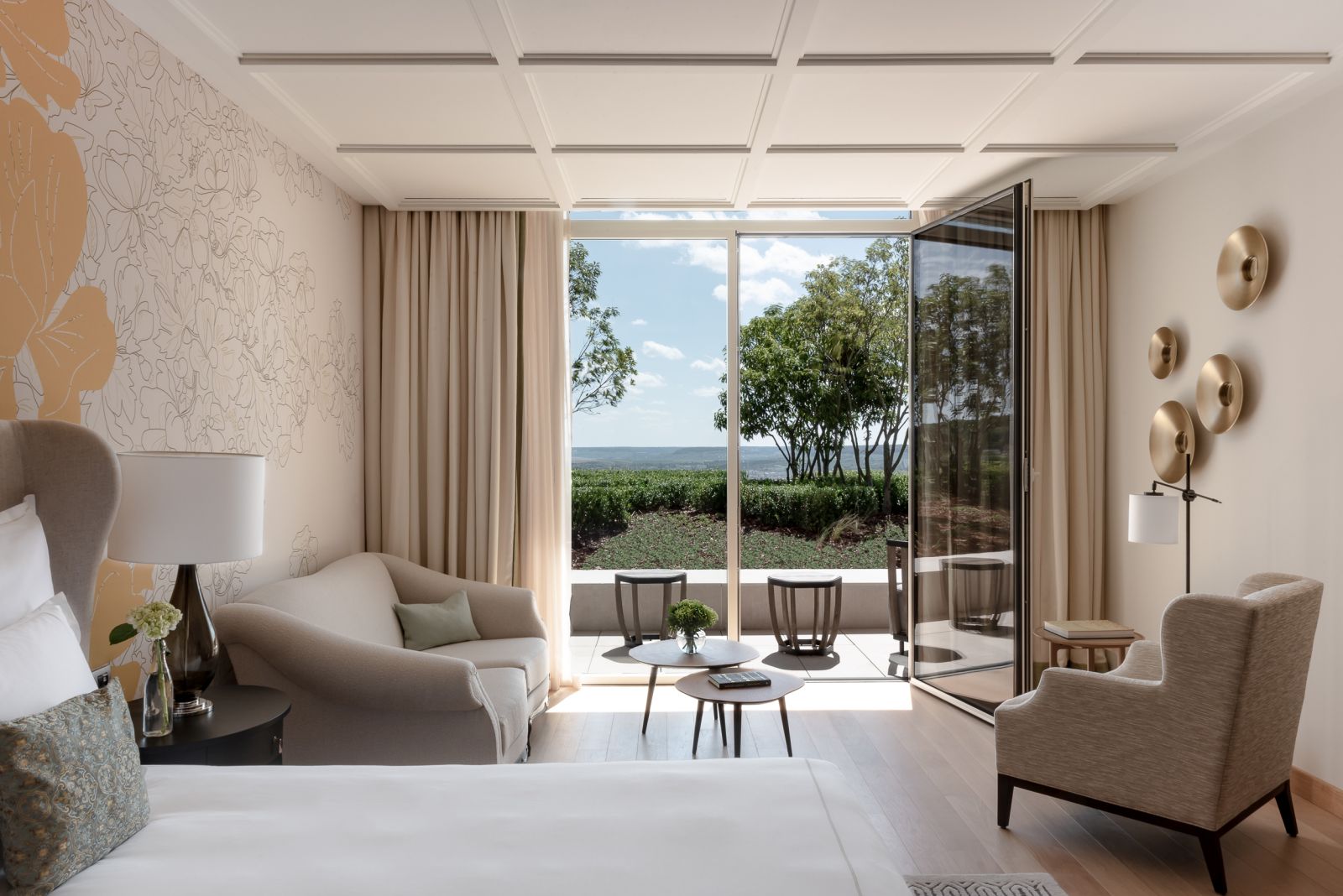 Suite with vineyards view at the Royal Champagne Hotel and Spa in France