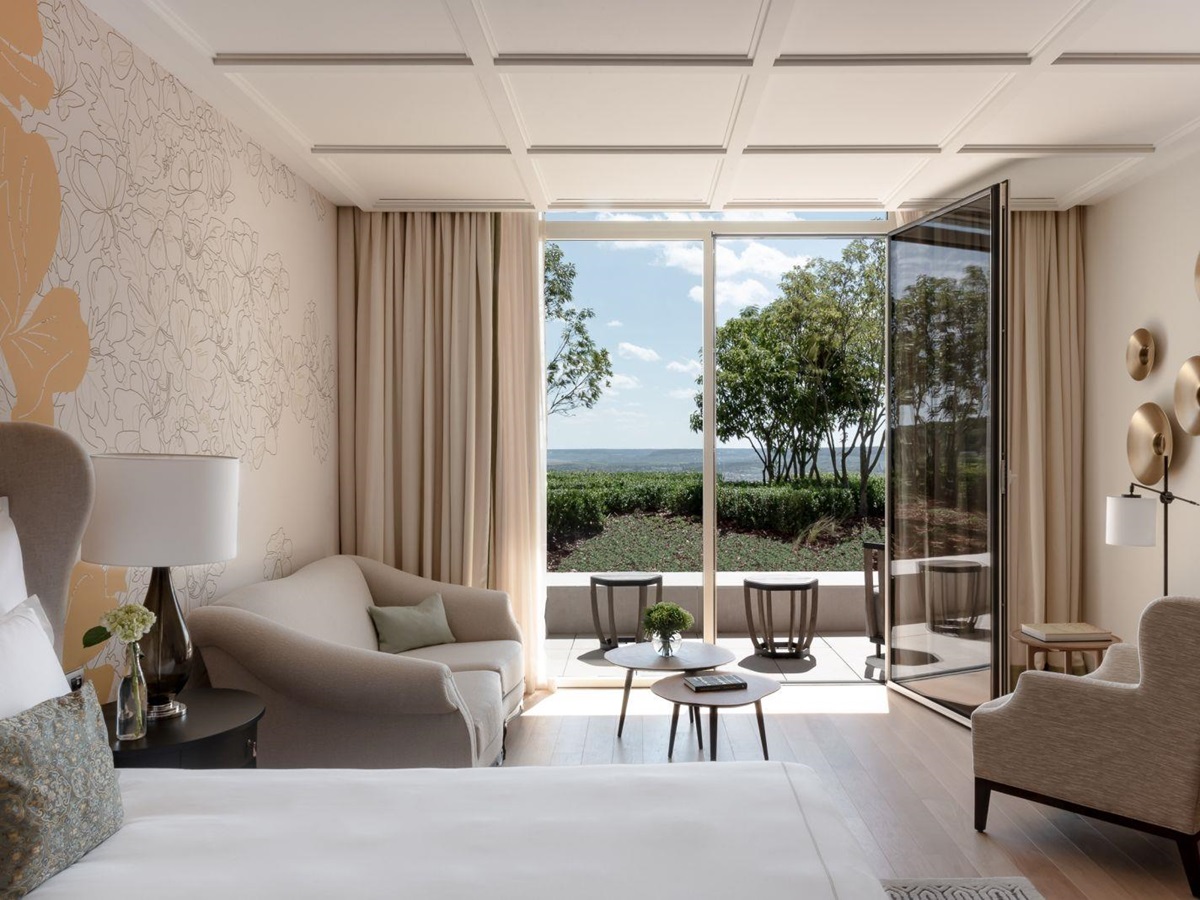 Suite with vineyards view at the Royal Champagne Hotel and Spa in France