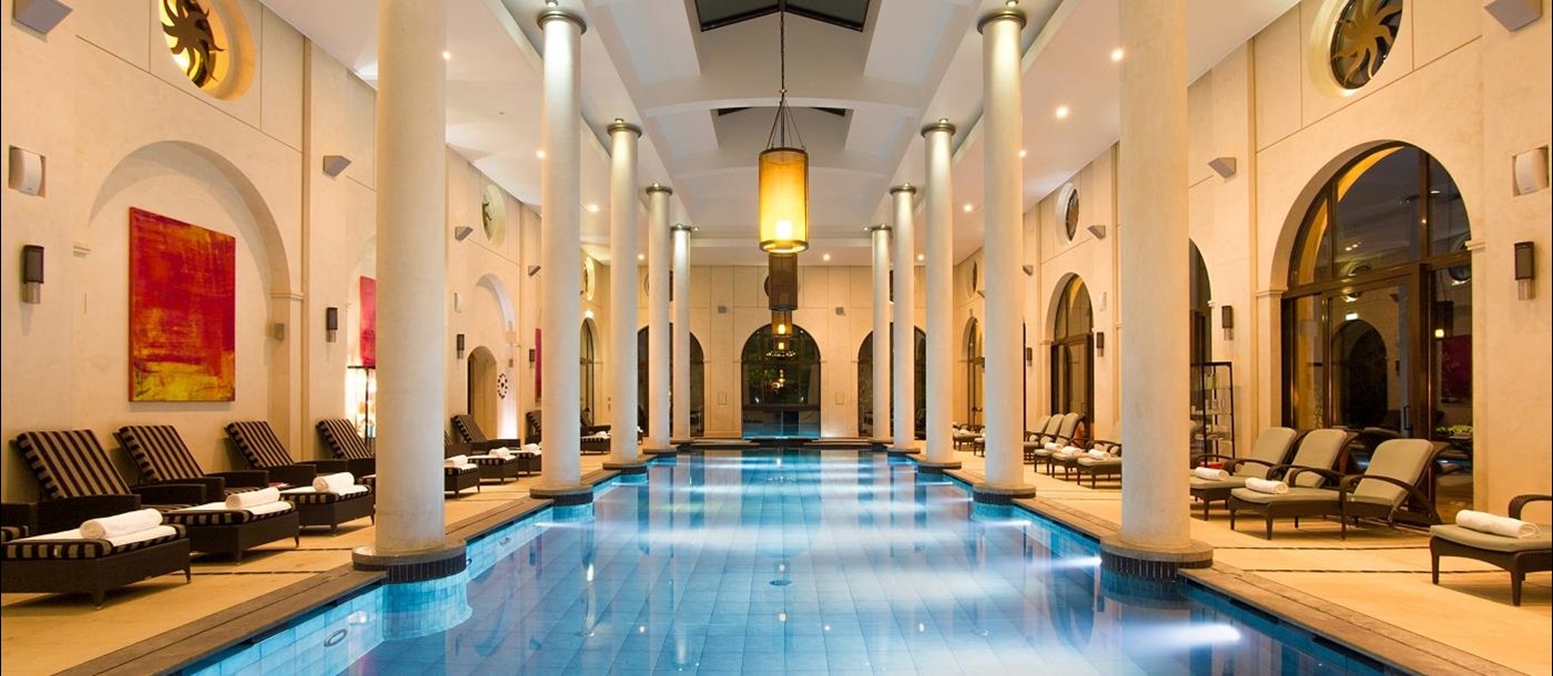 Indoor pool at Blance Hotel Spa & Golf Resort