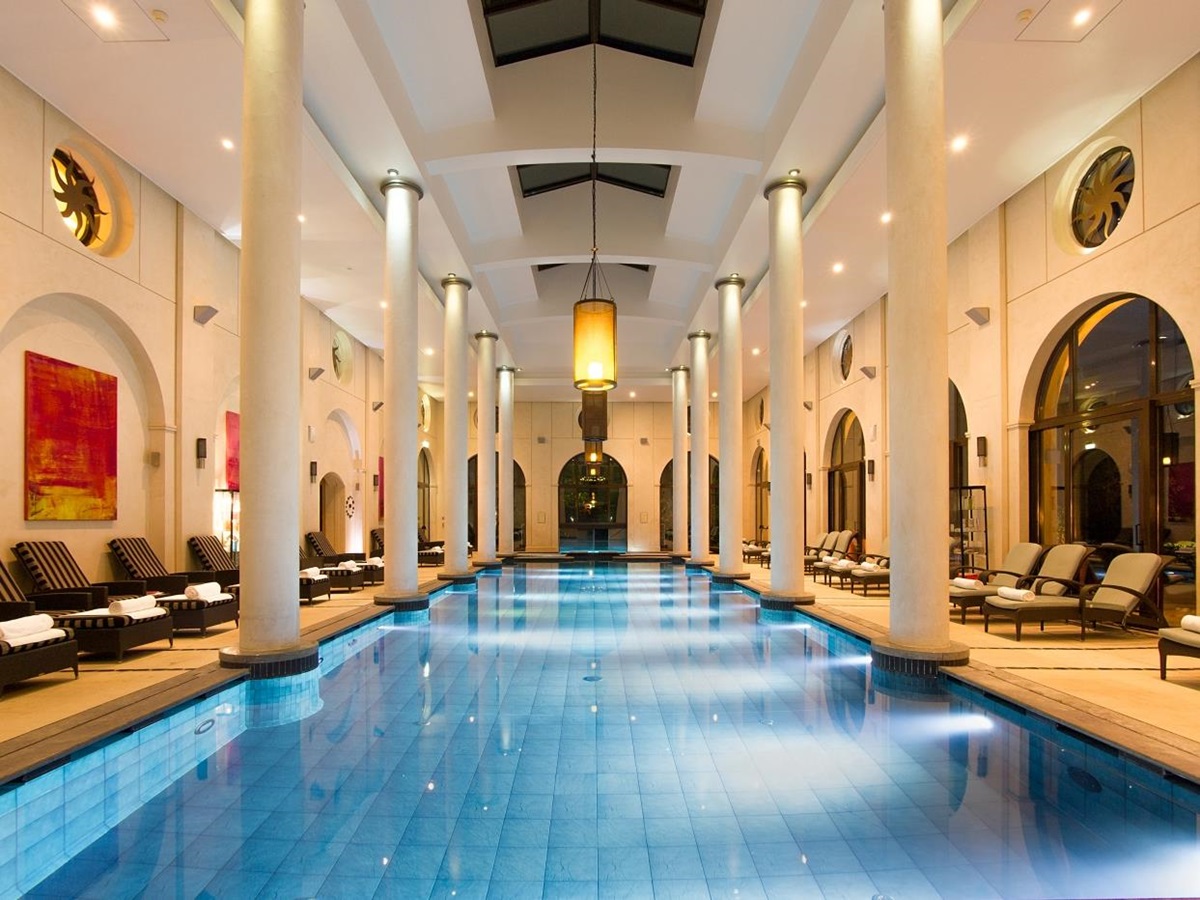 Indoor pool at Blance Hotel Spa & Golf Resort