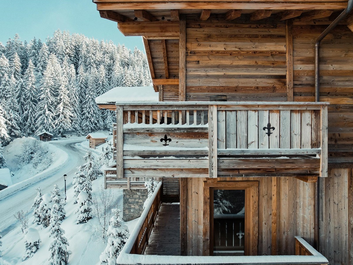 Balcony at Ultima Hotel Courchevel in France