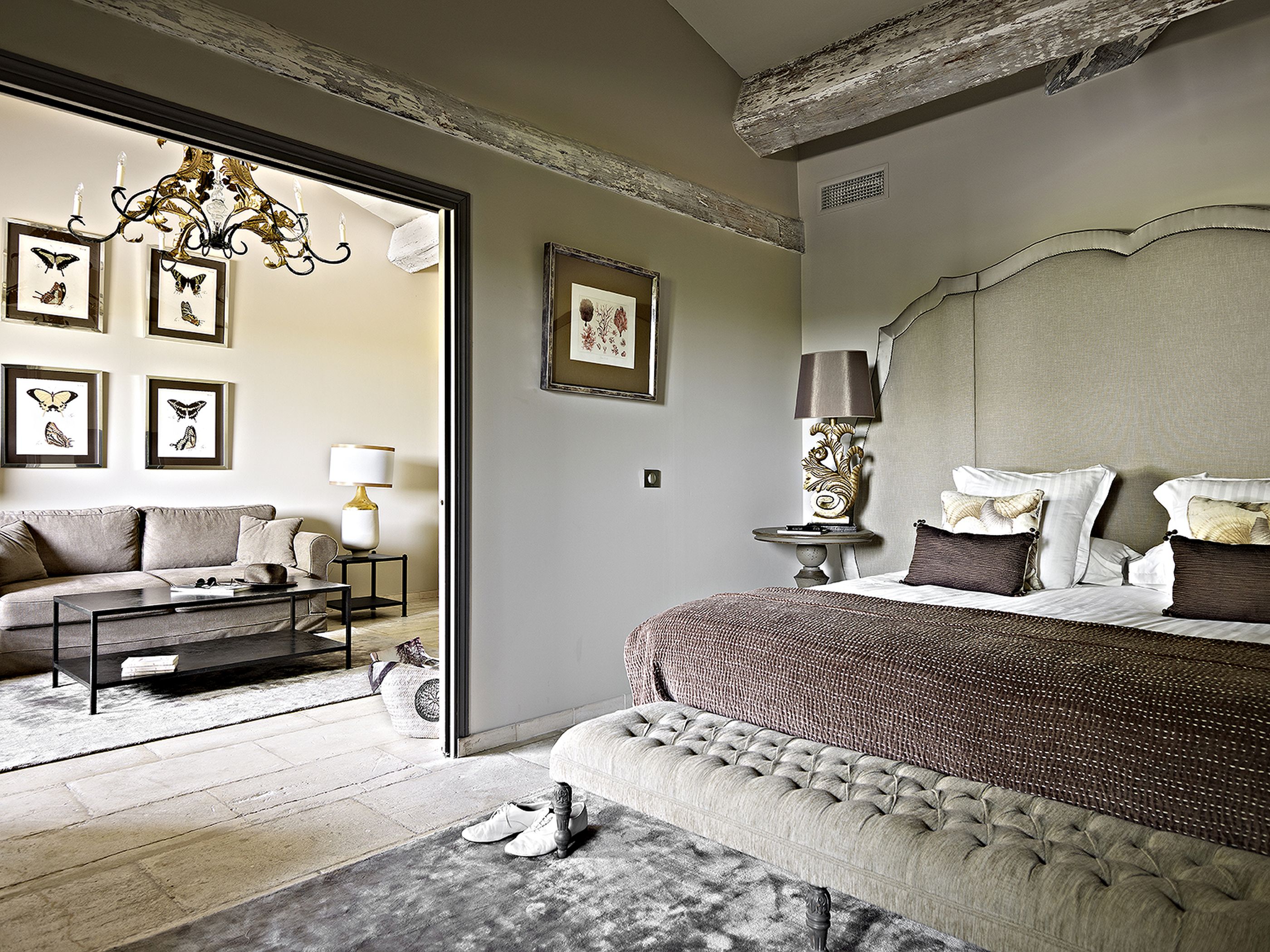 Double bedroom in Villa Marie, France