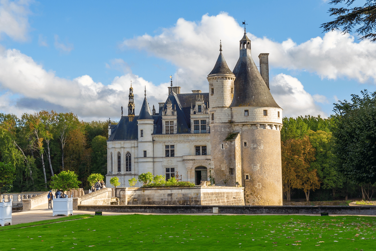 Cheateau de Chenonceau in the Loire Valley, France