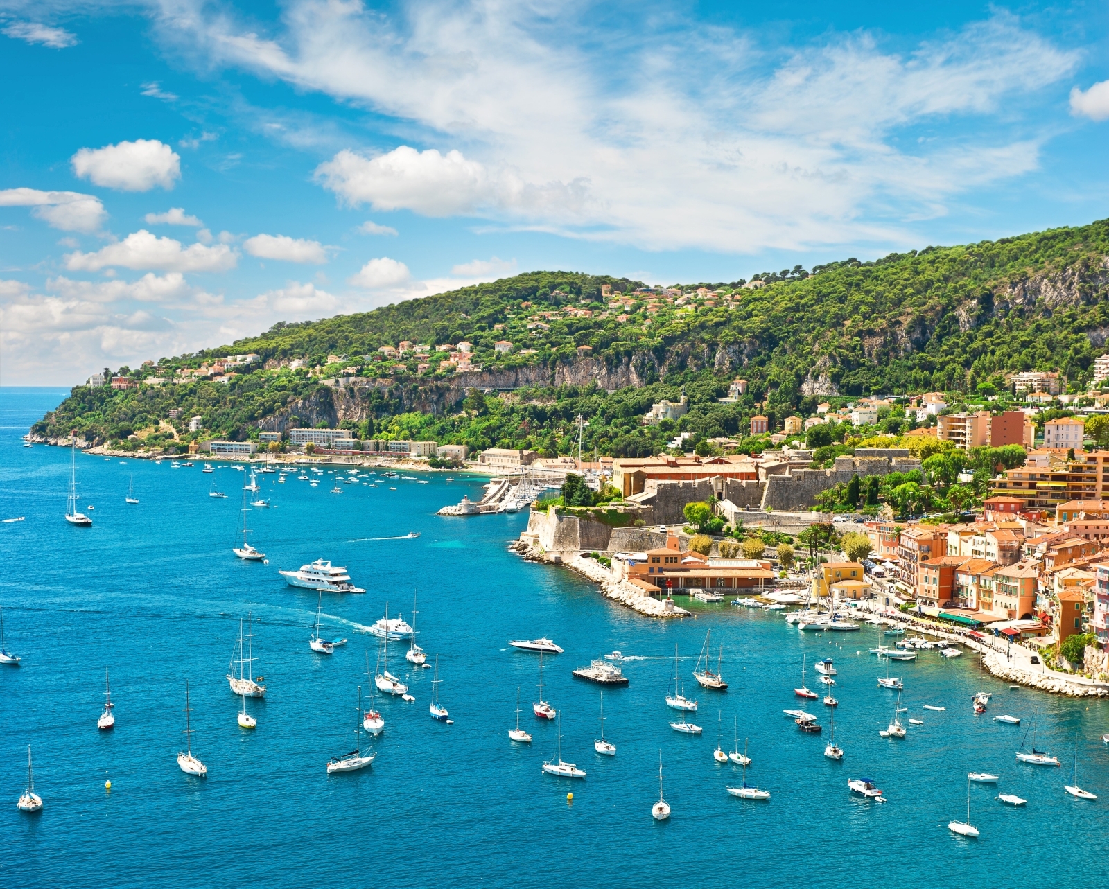 Cote d'Azur coastline - Villefranche, France