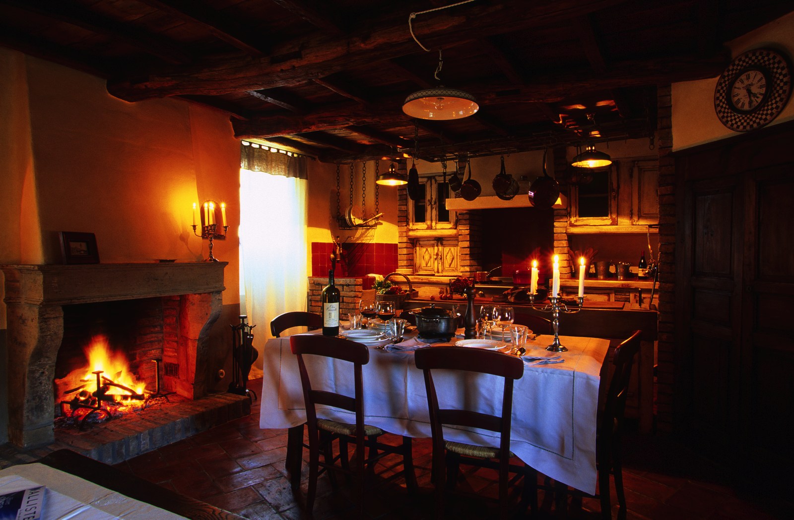 Dining area of A Figa, Corsica