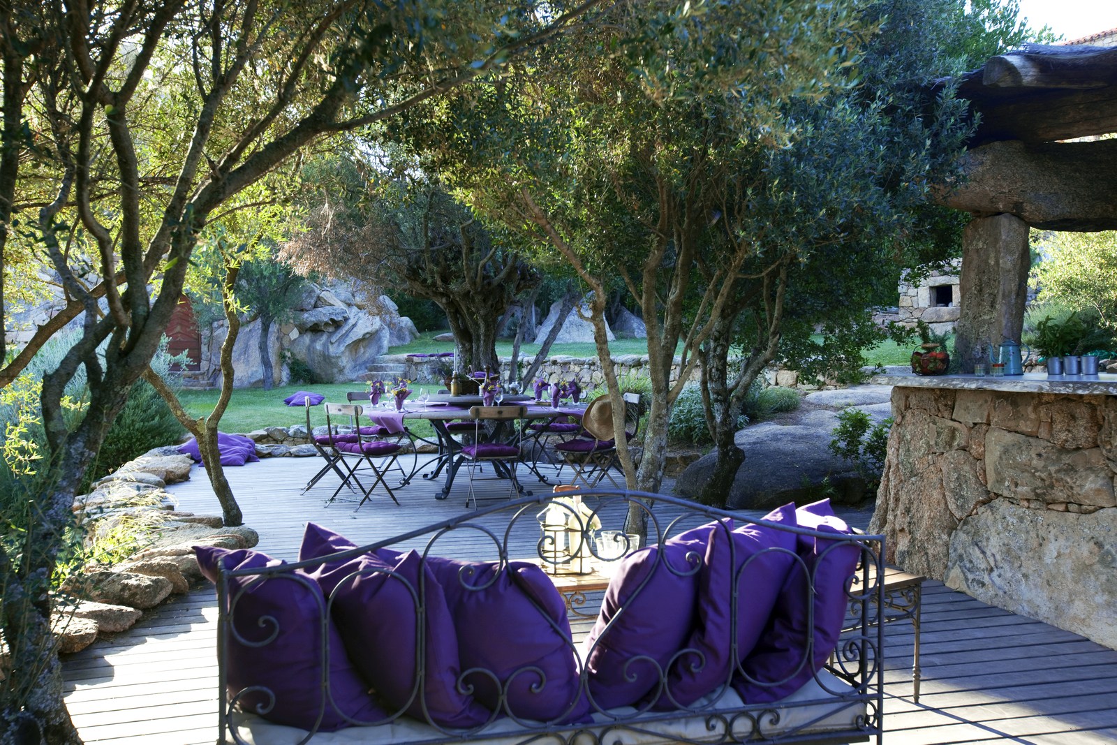 Al fresco at A Liccia, Corsica