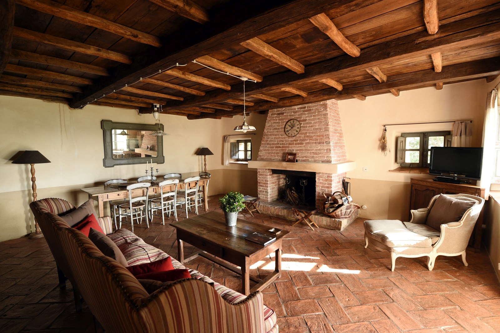 Living room in A Liccia, Corsica