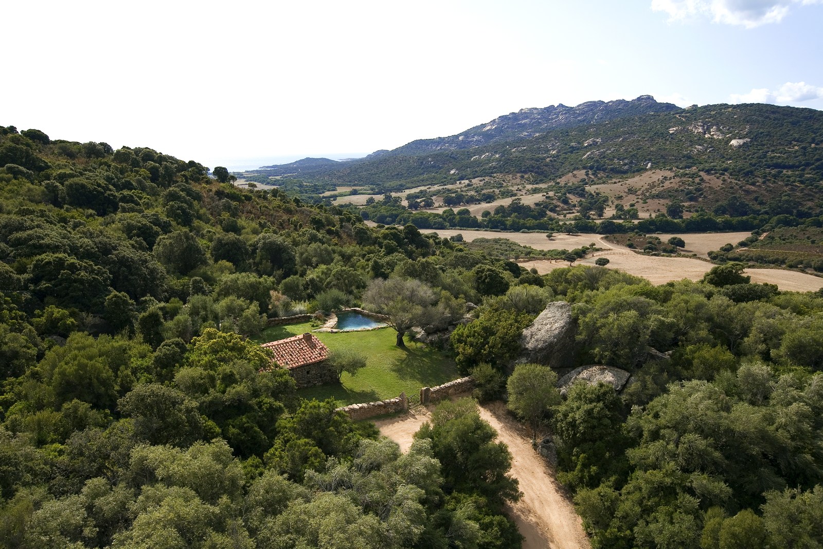 Aerial of A Nepita, Corsica