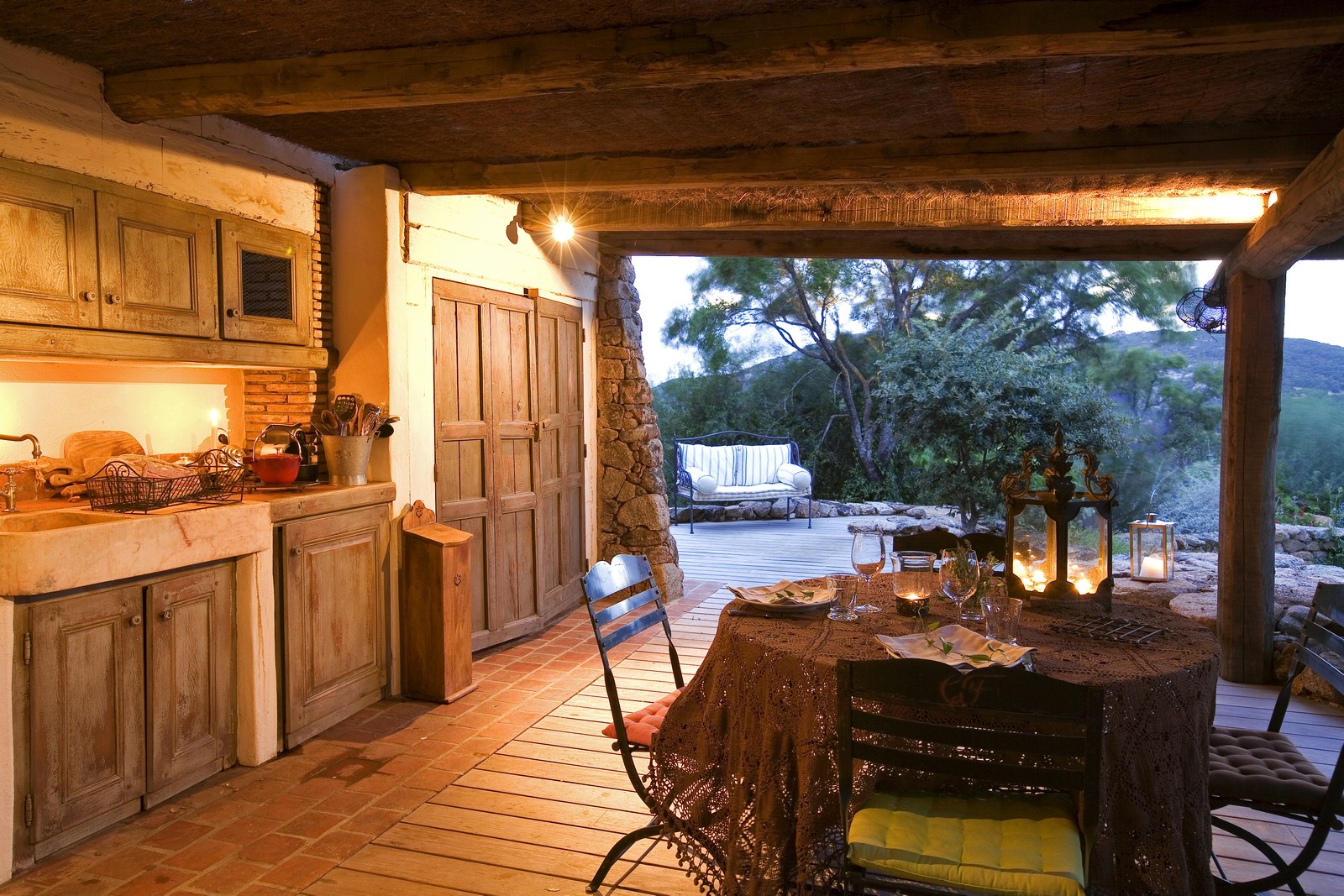 Summer kitchen of A Nepita, Corsica