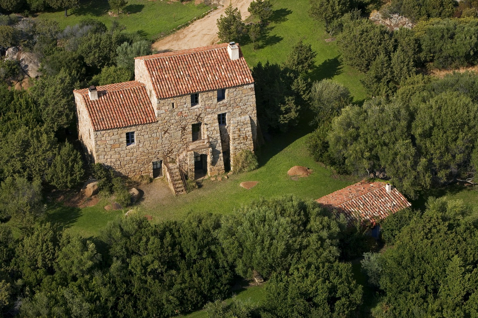 Aerial of Eddera, Corsica