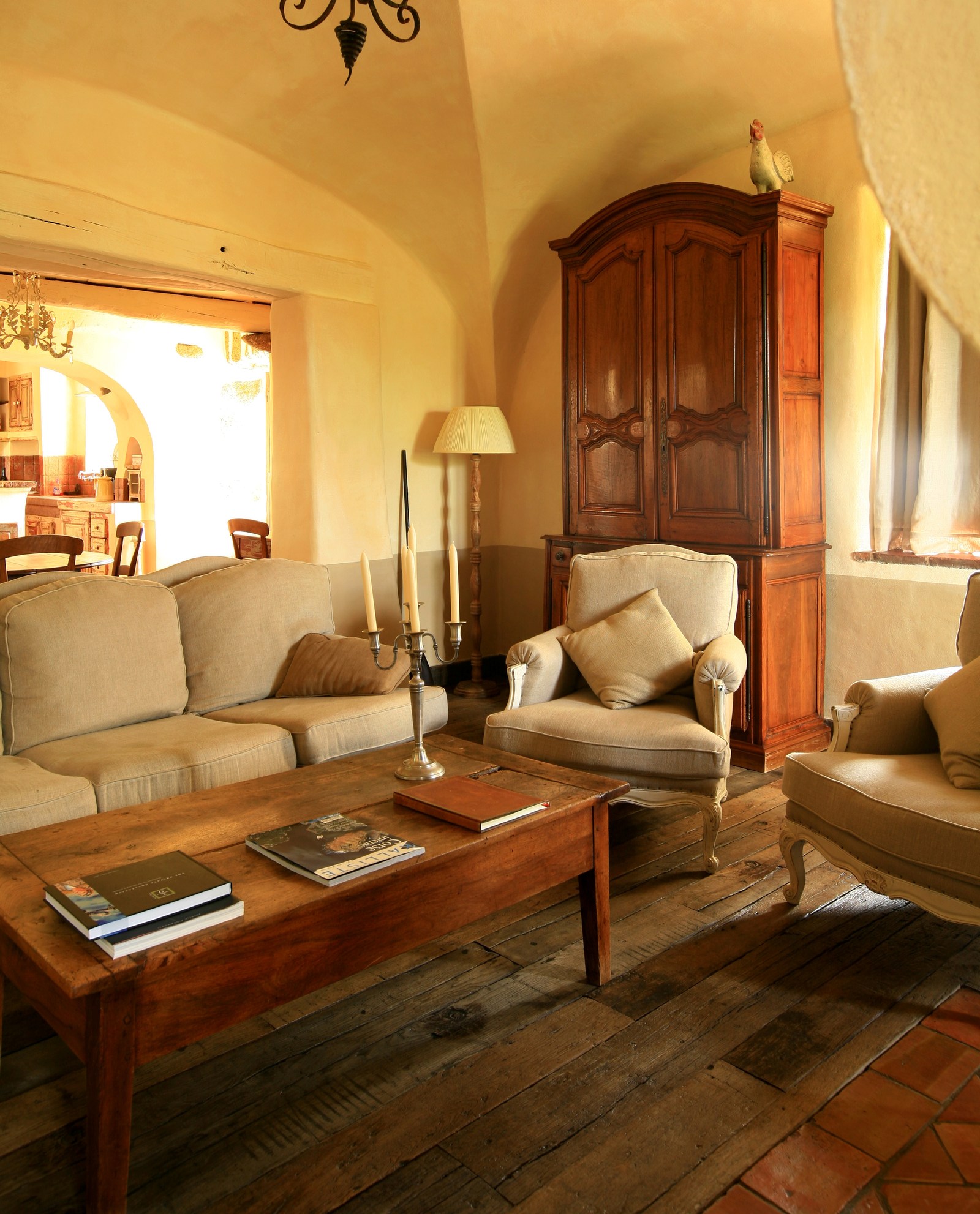 Living room of Eddera, Corsica