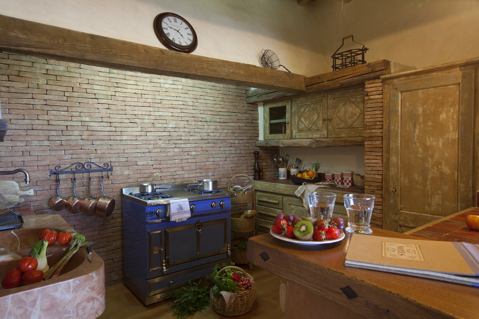 Kitchen in I Pini, Corsica