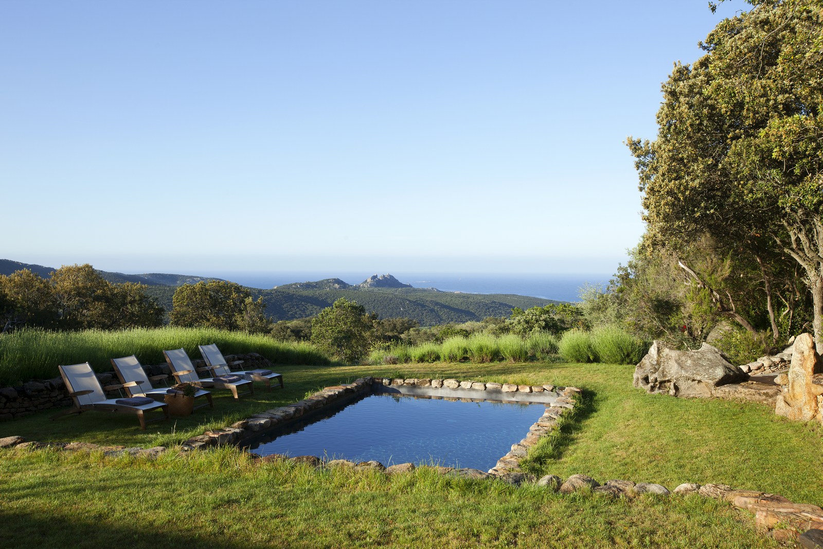 Swimming pool of I Pini, Corsica