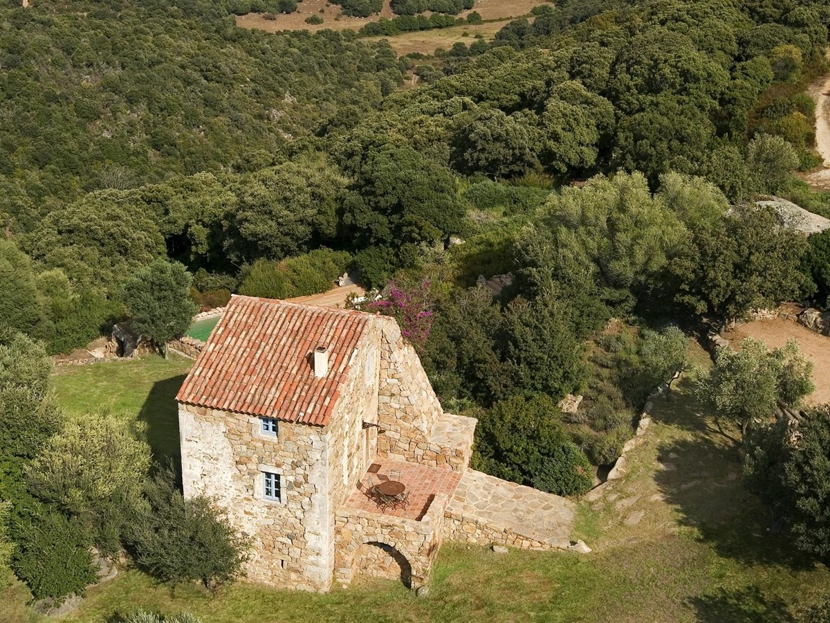 Nivara, Corsica, seen from above