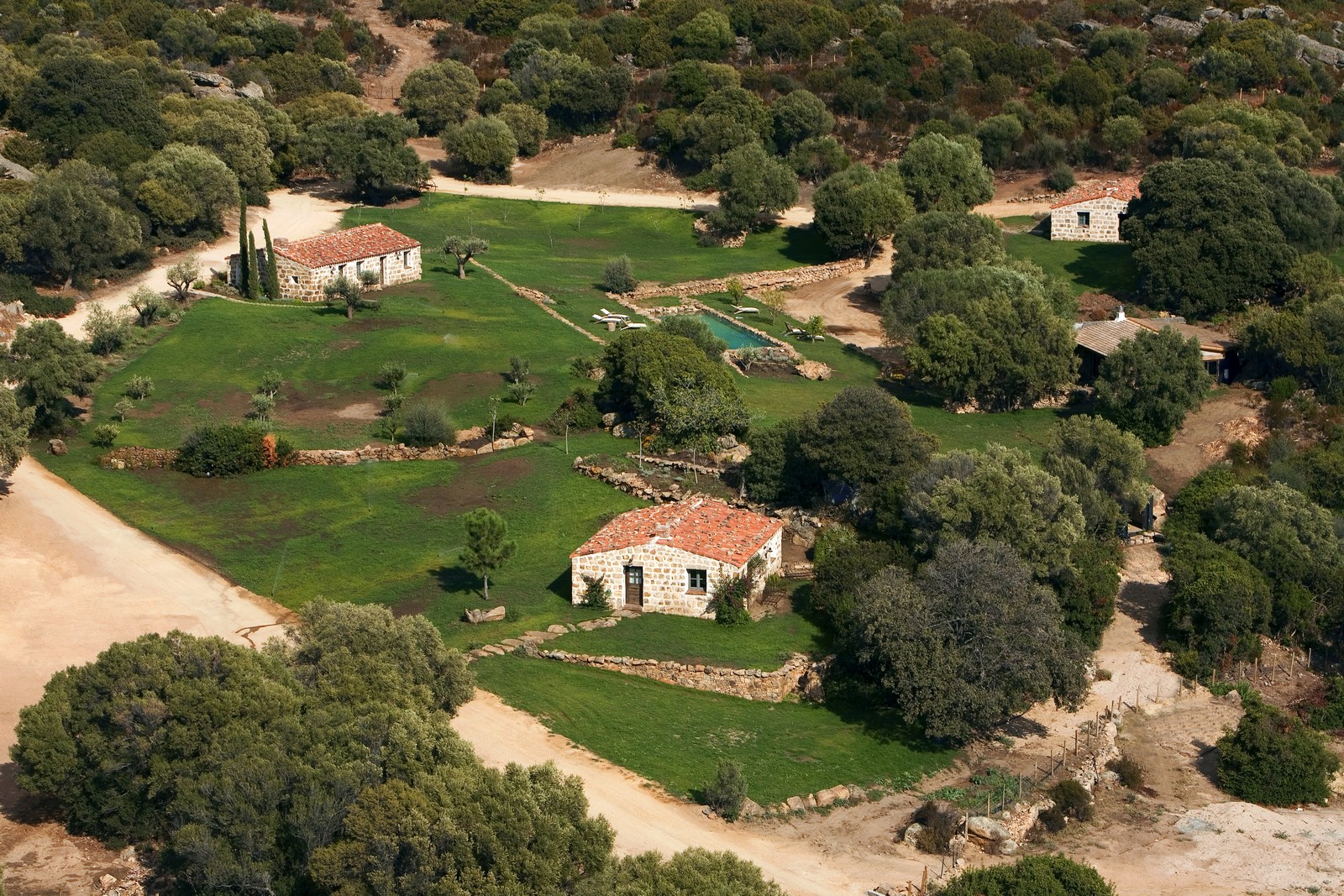 Aerial of Rosumarinu, Corsica