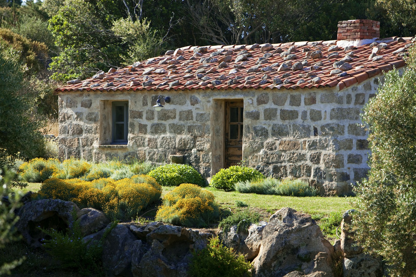 facade of Rosumarinu, Corsica