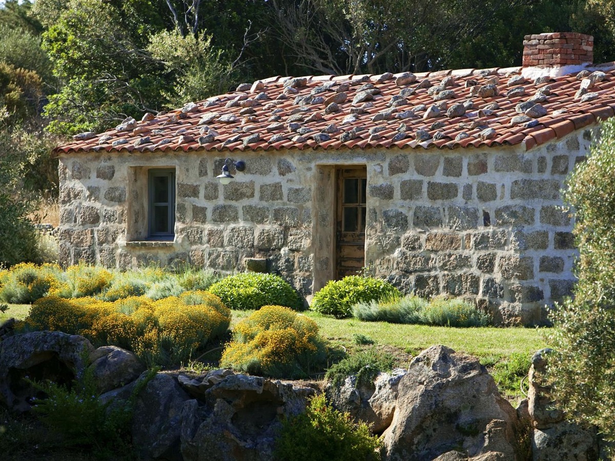 facade of Rosumarinu, Corsica