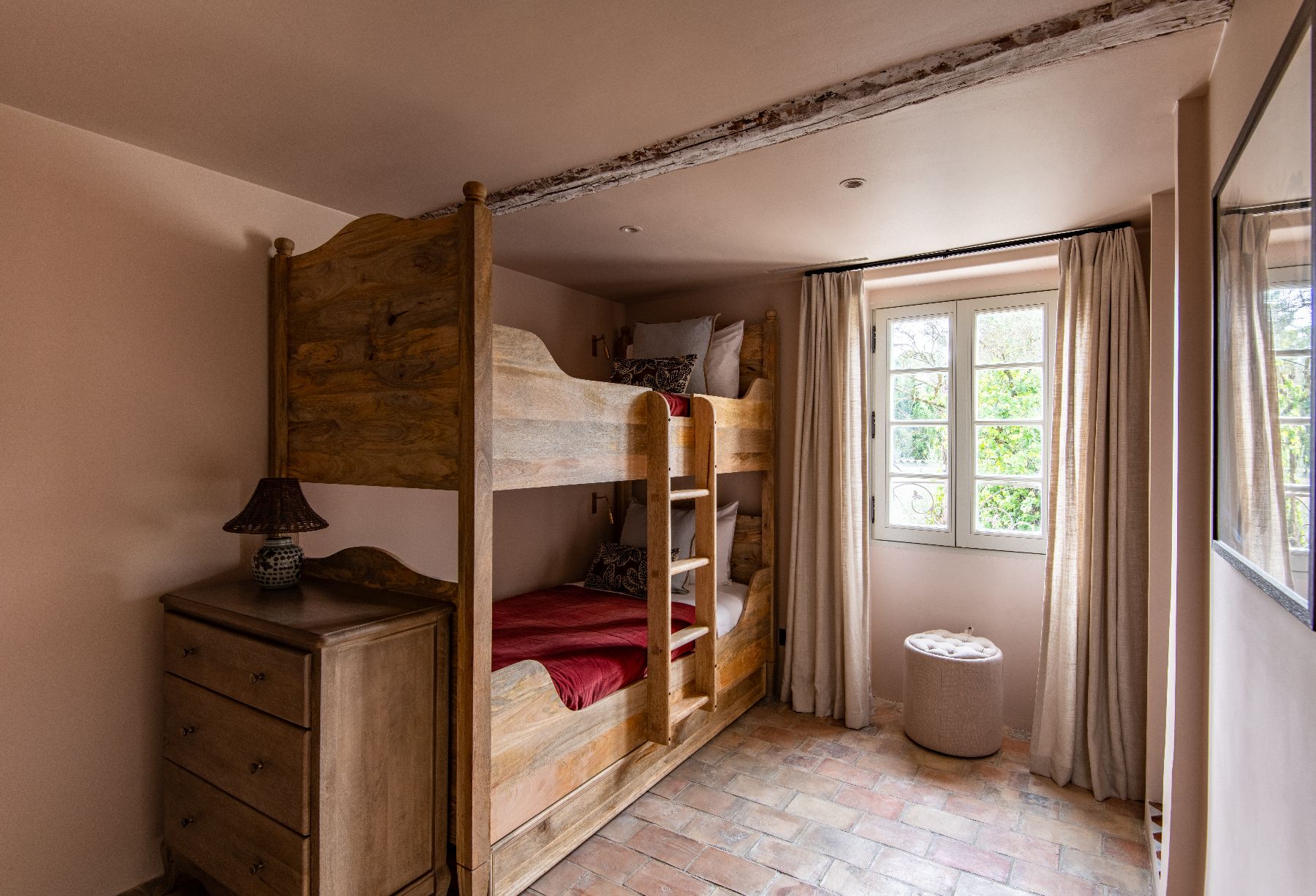 Bunk beds at Bastide Notre Dame in Cote d'Azur, France