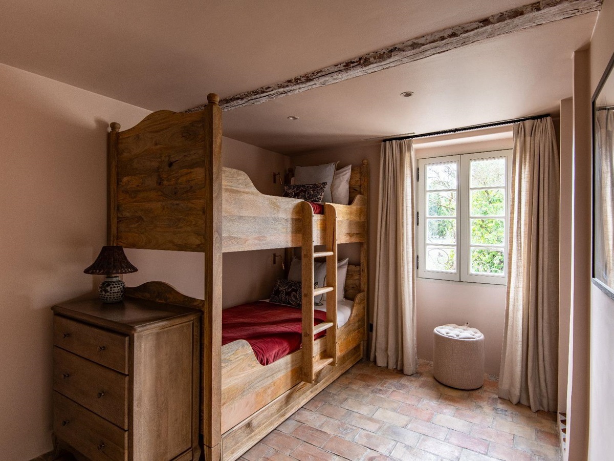 Bunk beds at Bastide Notre Dame in Cote d'Azur, France