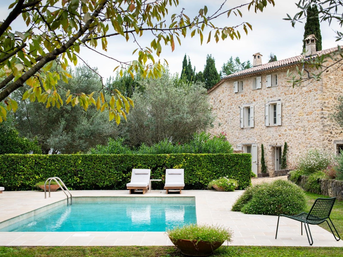 Pool at Bastide Notre Dame in Cote d'Azur, France