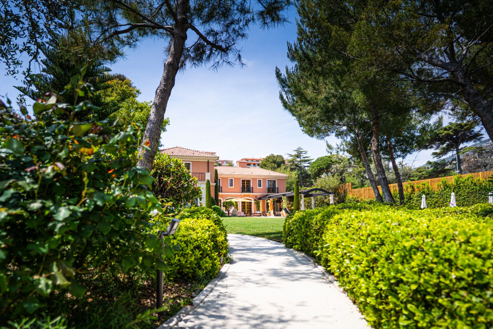 Entrance at Bella Luna in the Cote d'Azur