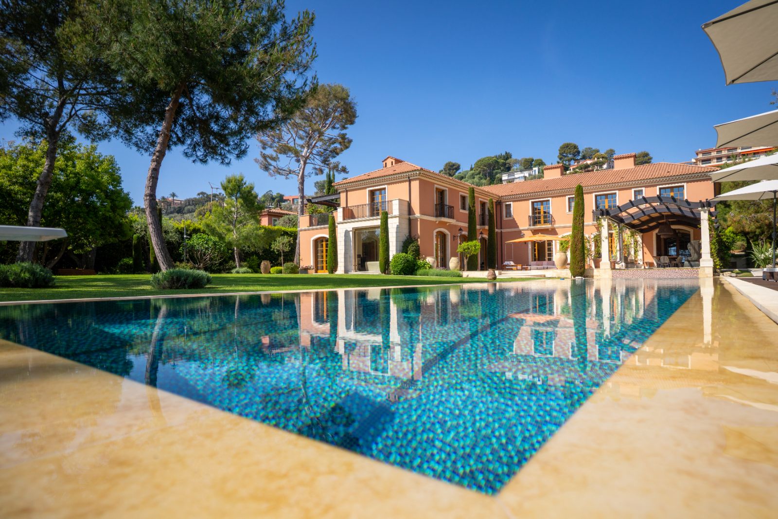 Pool and Exterior at Bella Luna in the Cote d'Azur