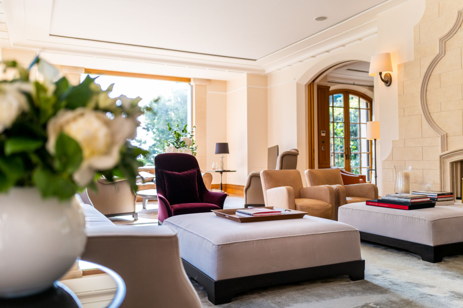 Living Room at Bella Luna in the Cote d'Azur
