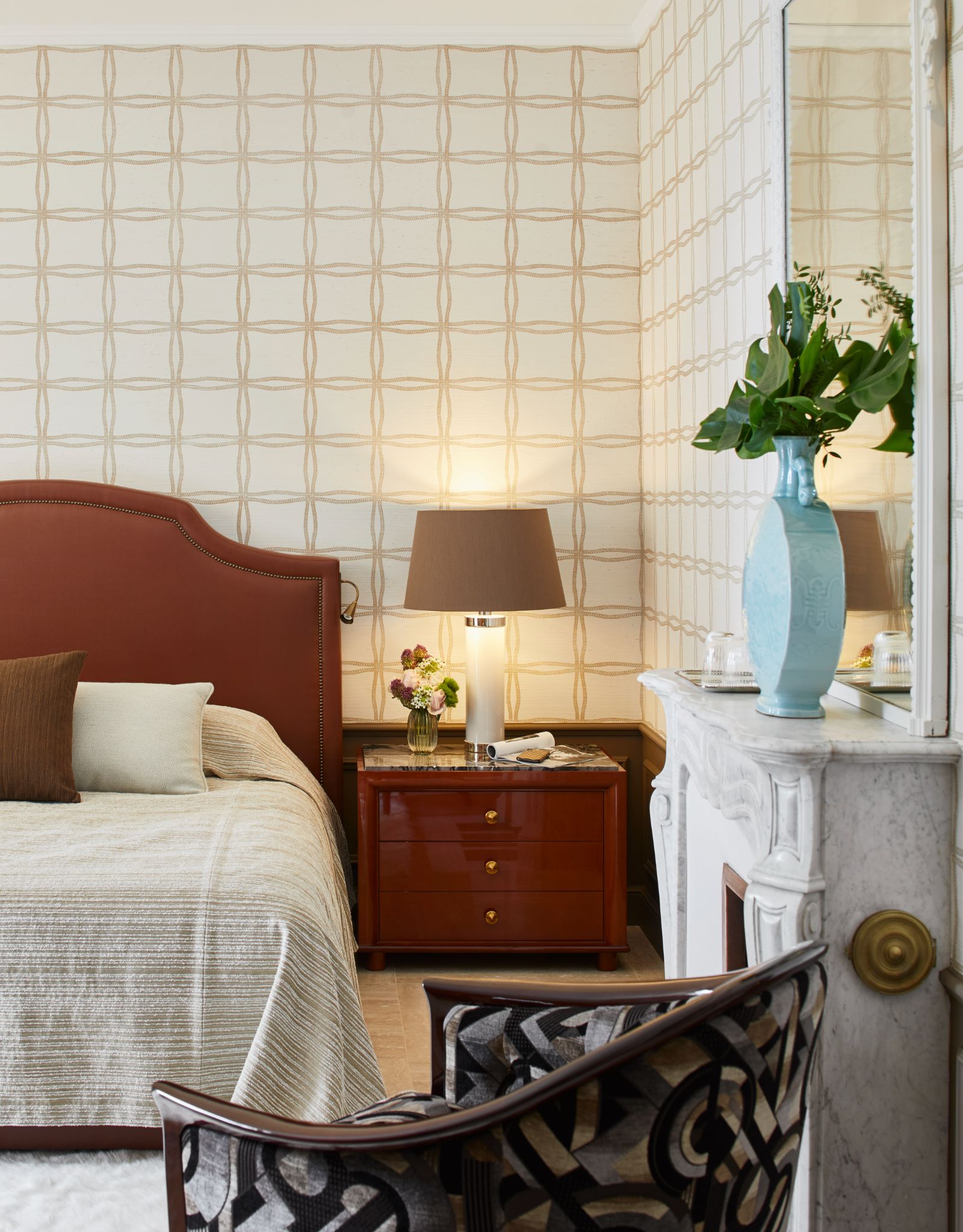 Bedroom 3 at Chateau Grimaud in the Cote d'Azur